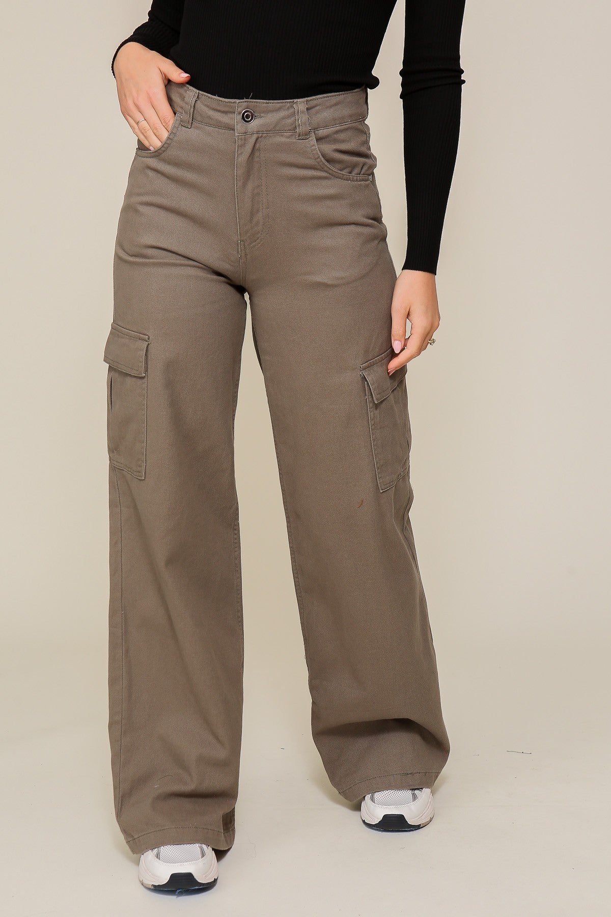 Must Have Wide Leg Cargo Denim