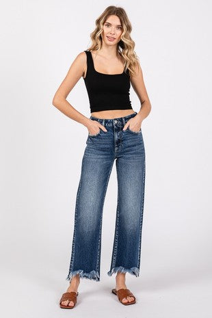 Vintage Comfort High Rise Wide Leg Denim