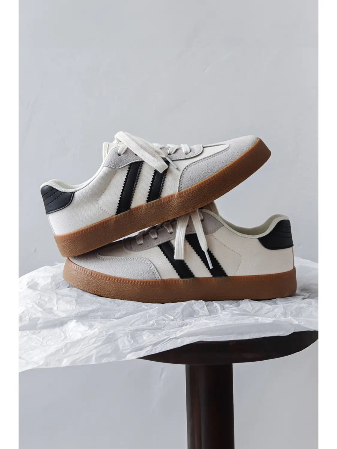 Lunar Striped Lace Up Sneaker