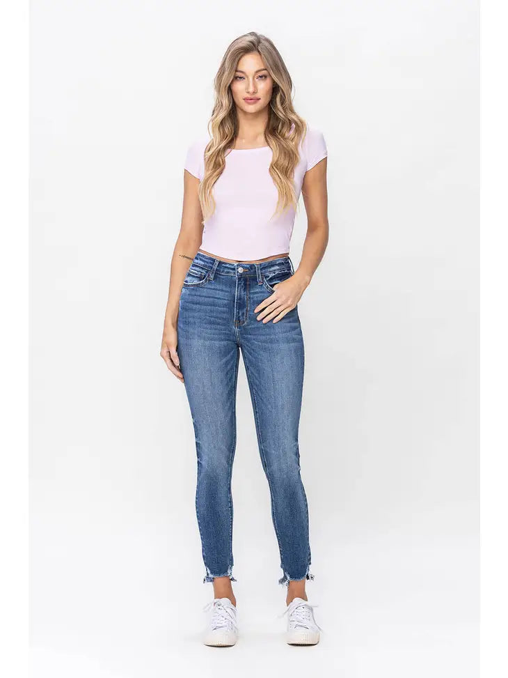 High Rise Ankle Skinny - Lovervet Denim