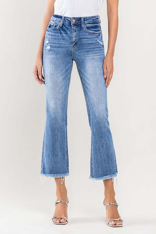 Amber High Rise Kick Flare - Lovervet Denim