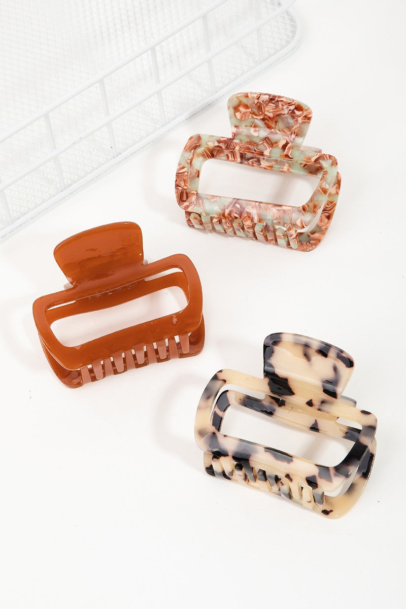 Trio Hair Clip Set