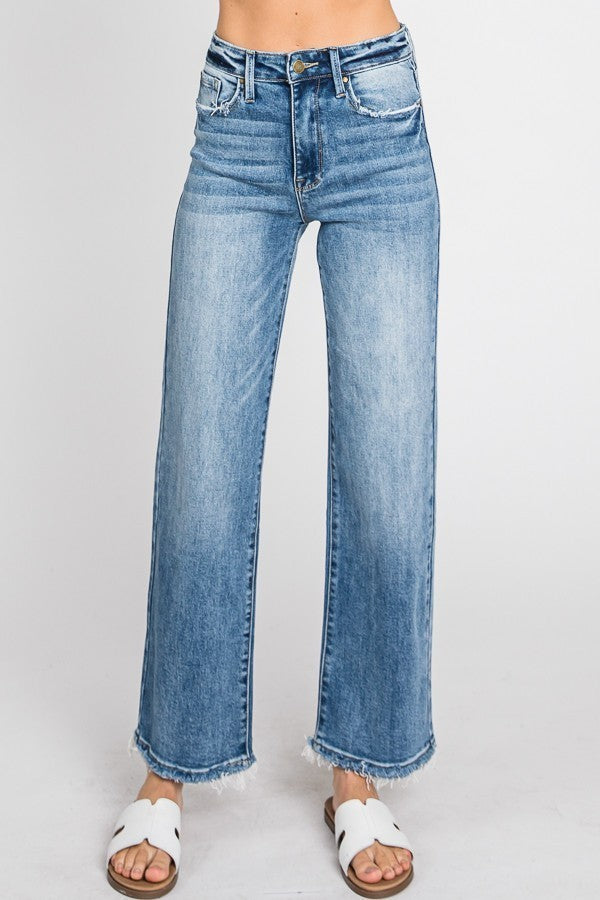 Super High Rise Stretch Classic Straight Denim