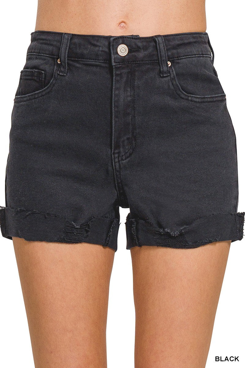 Jett Black Denim Short