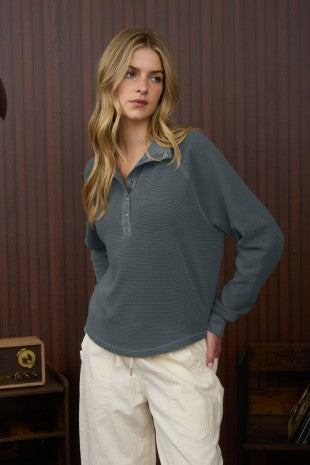 Harborline Button Henley