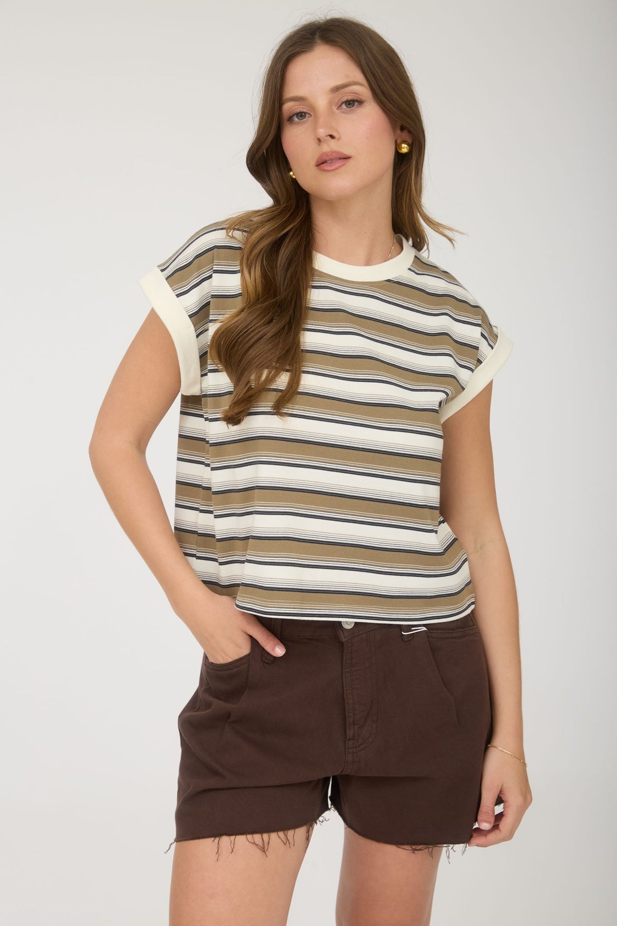 Ainsley Stripe Knit Top