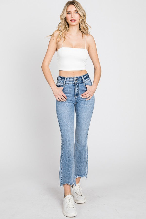 Taryn Crop Bootcut Denim