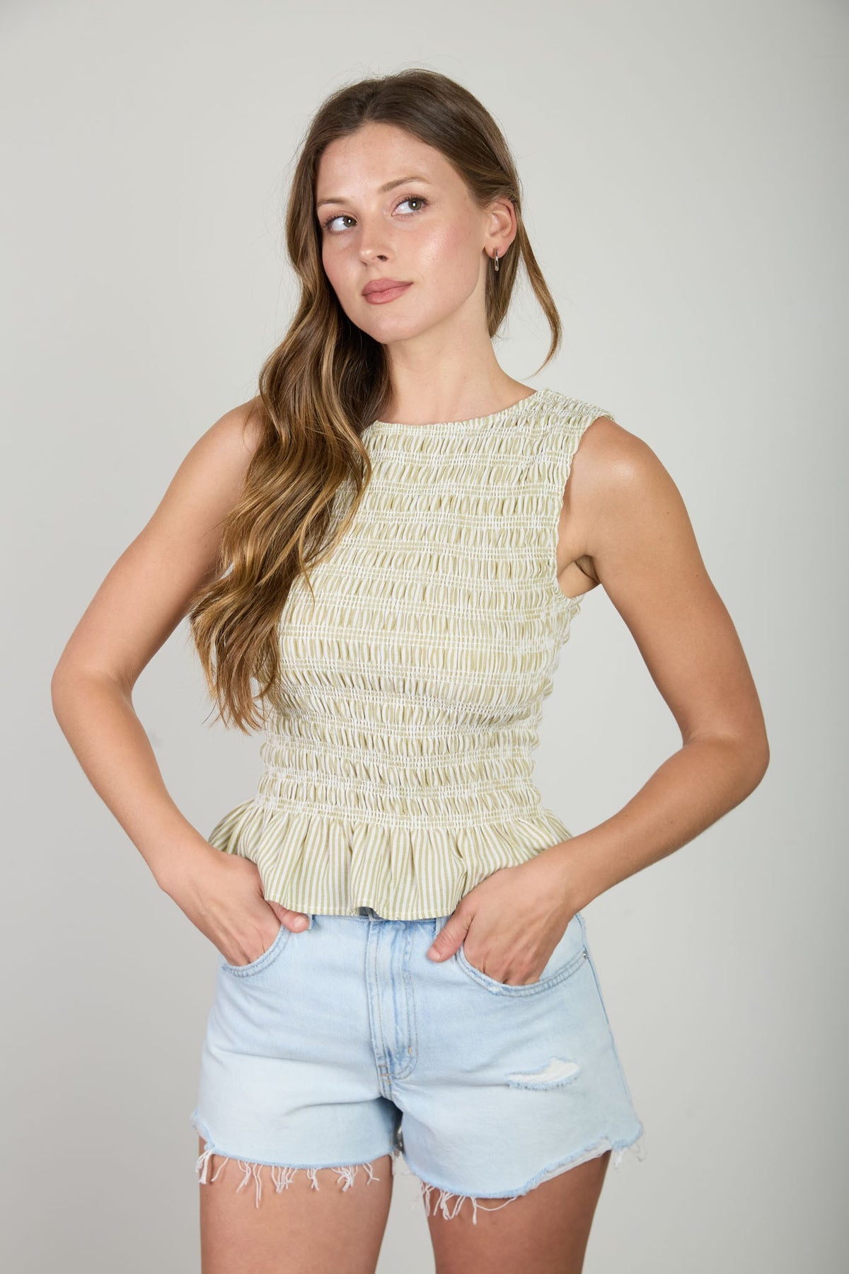Lyla Smocked Blouse