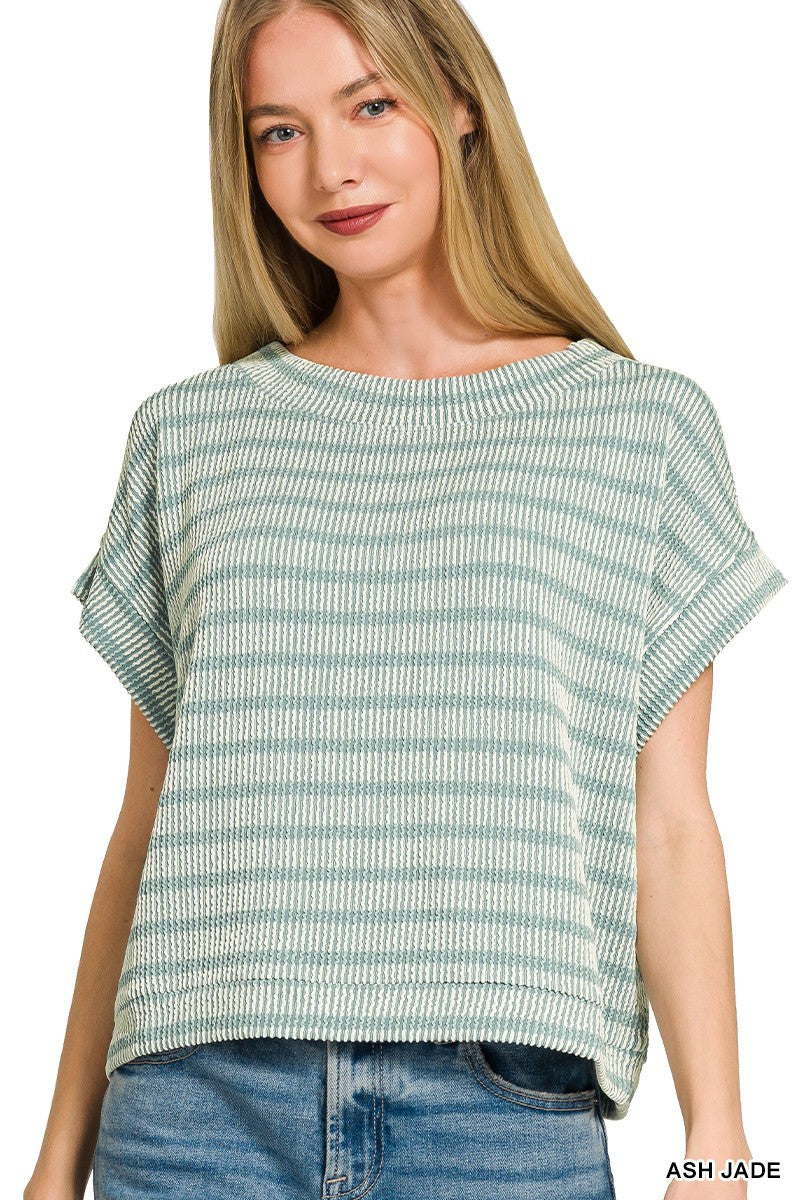Ames Stripe Knit Top