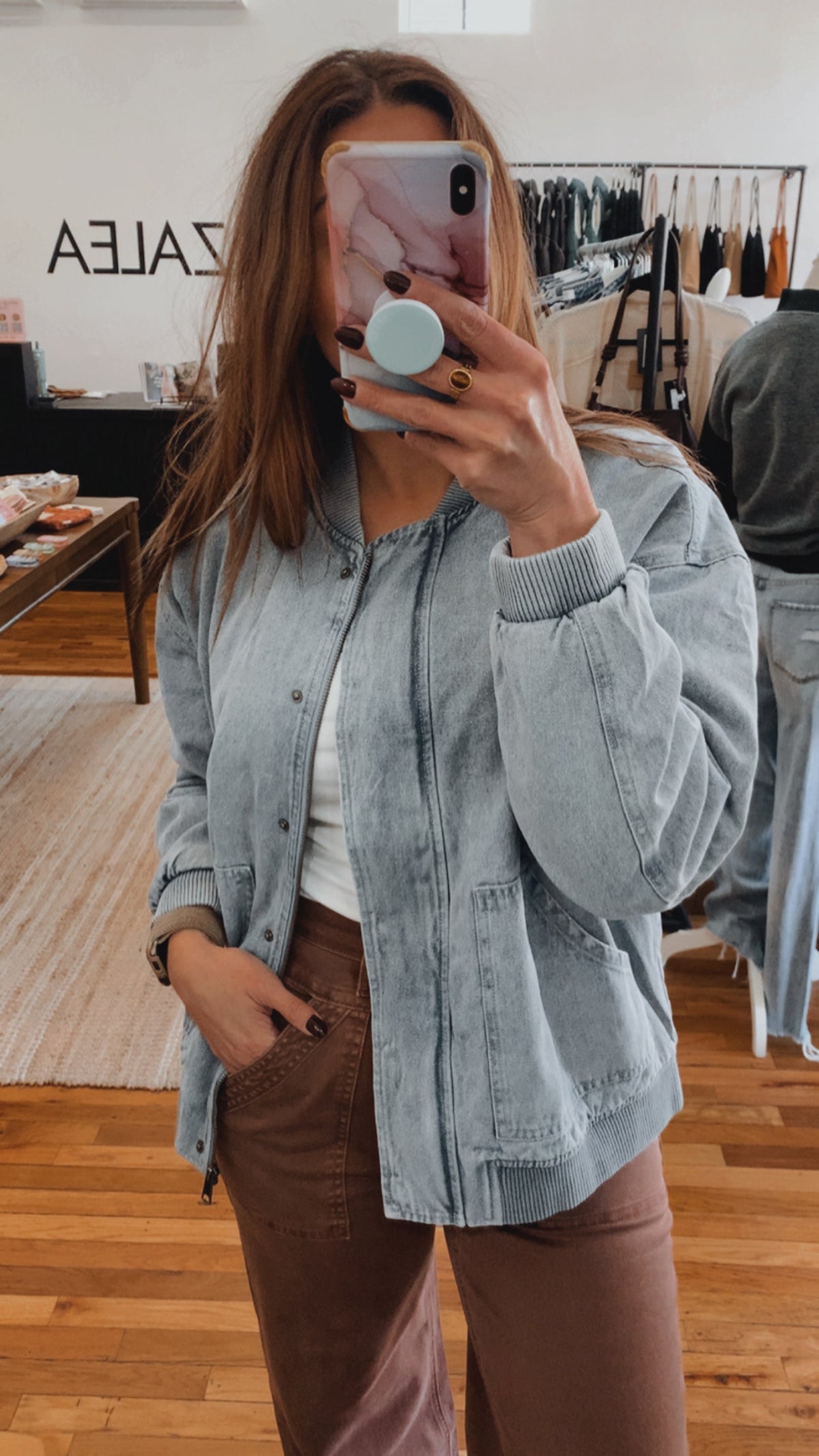 Studio Denim Bomber