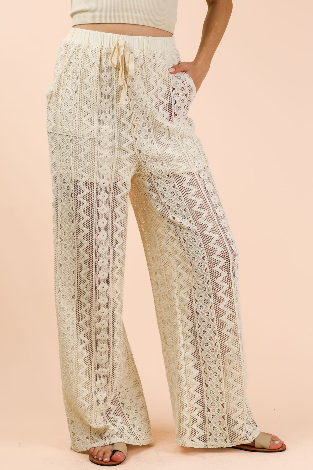 Cleo Lace Cargo Pant