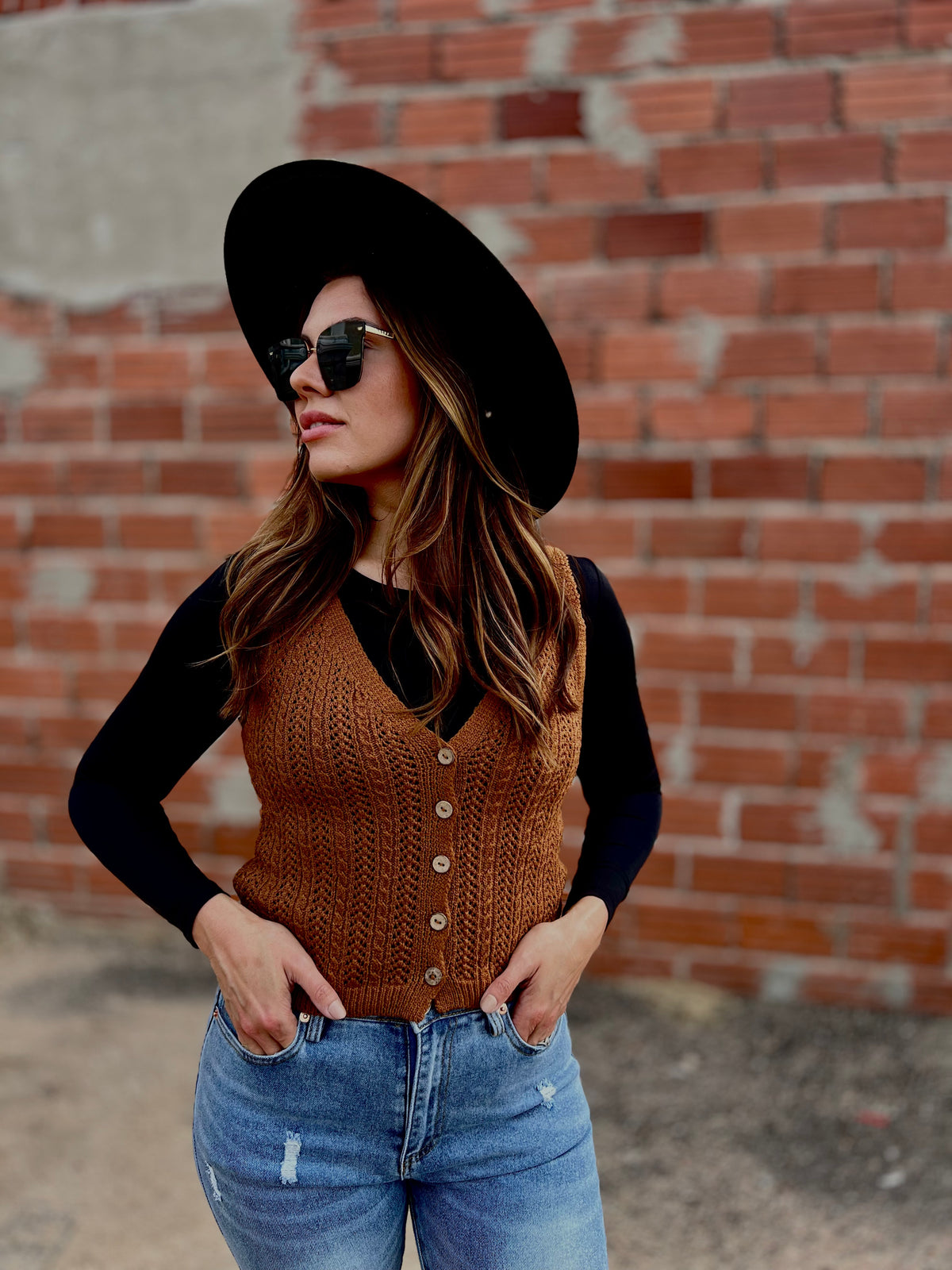 Fall Layering Knitted Vest