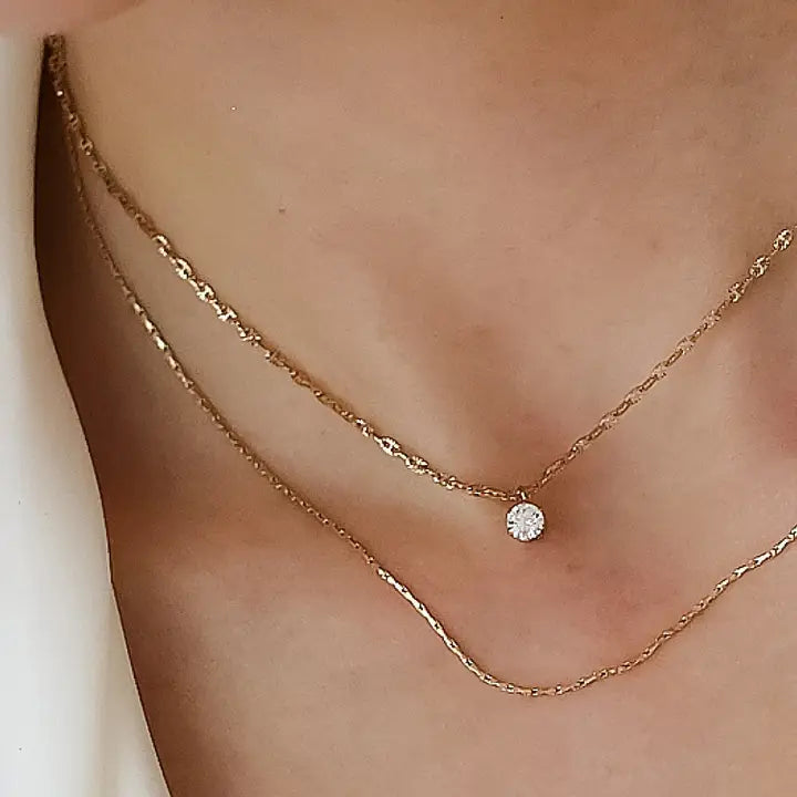 Golden Thread Necklace