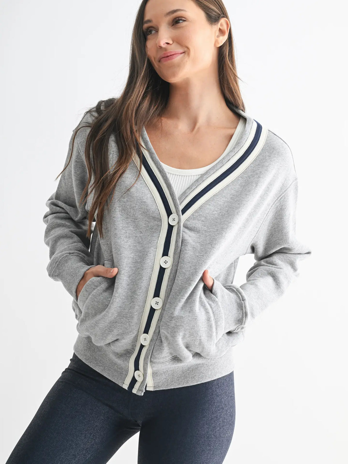 Shadowline Cotton Cardigan