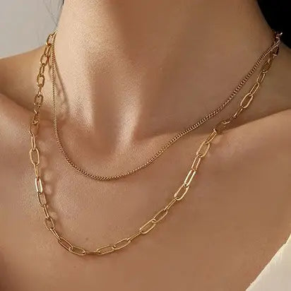 Lennox Layered Chain Necklace