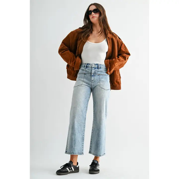 Romy Crop Denim