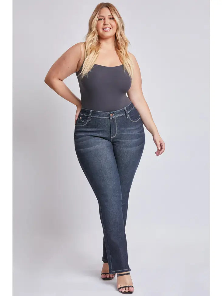 Wannabettabutt Bootcut Denim - Curve Fit