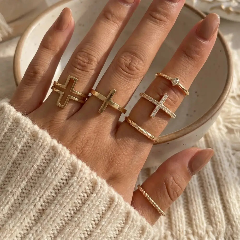 Faith & Form Ring Set