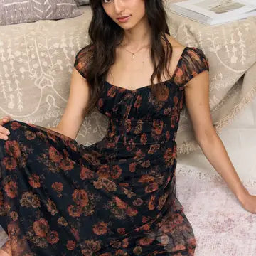Velvet Hour Midi Dress