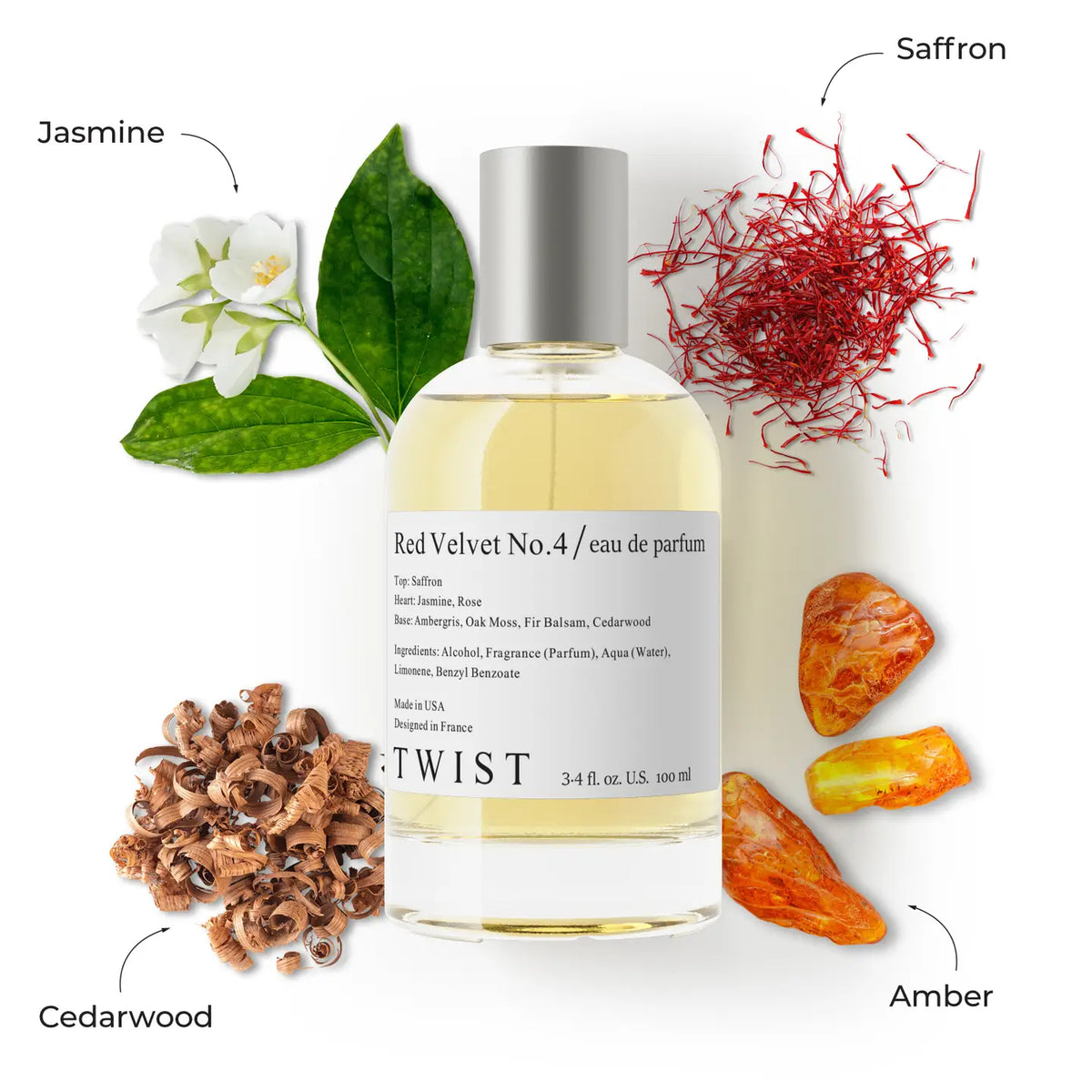 Twist Red Velvet No. 4 Inspired By Mfk Baccarat Rouge 540