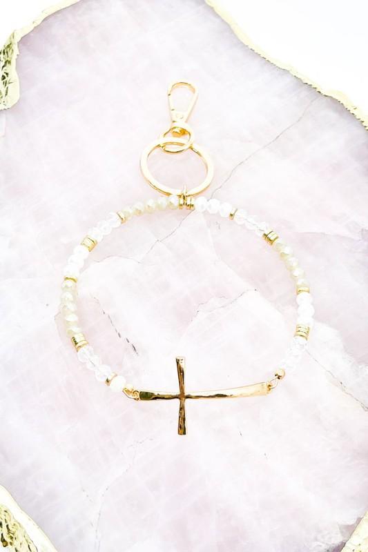 Faith Cross Key Ring